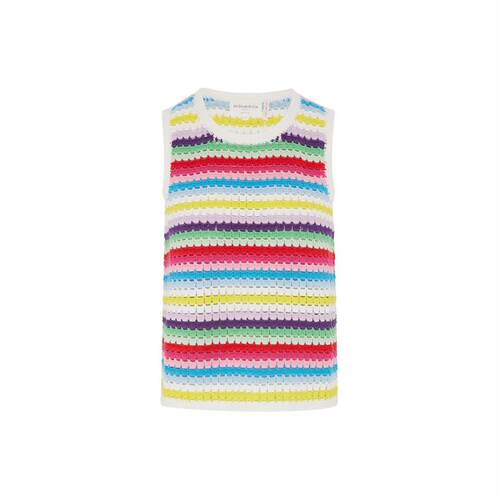 Les Tricots de Léa 女士 SS24 上衣 Léa's 针织无袖圆领