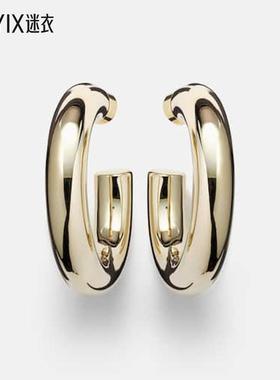 Jennifer Fisher 女款Jamma 10kt 迷你镀金耳环 迷衣时尚