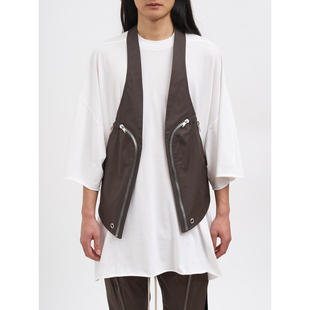 男士 SS26 马甲 Rick DUST 瑞克·欧文斯 BAUHAUS 深色背心 Owens