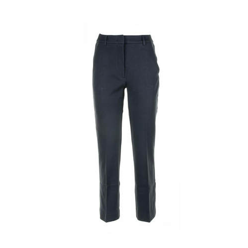 Weekend Max Mara 女士 SS24 长裤 海军蓝棉质裤子