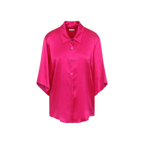 Dries Van Noten 德赖斯·范诺顿 女士 SS26 衬衫 CLEA 紫红真丝