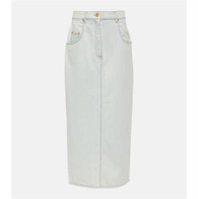 Nina Ricci 莲娜丽姿 女士 超长裙 牛仔长款半身裙