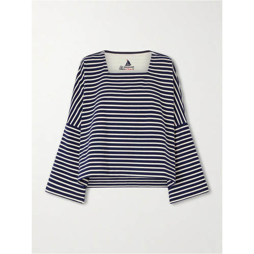 LES VACANCES D'IRINA 女士 FW26 T恤 Mariniere 条纹棉针织衬衫