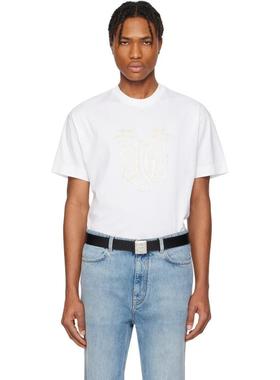 Givenchy 男士 春夏新品 T恤 白色 HG Embroidery T 恤