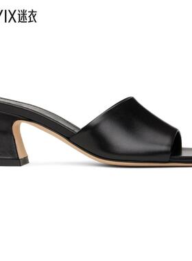 Aeyde 女款黑色 Ale Leather 凉鞋 迷衣时尚