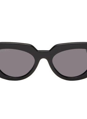 Gucci古驰女士 秋冬新品 太阳镜 黑色 Geometrical 太阳镜