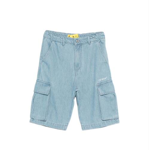 Off-White 中性（儿童） SS26 短裤 米白童装