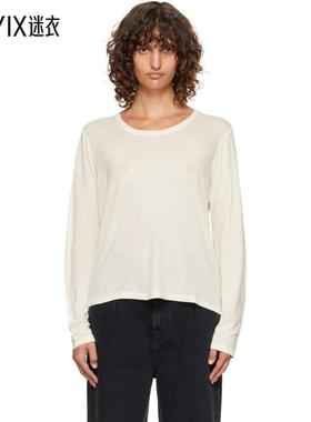 Loulou de Saison 女款灰白色 Ava LDS Longsleeve Jersey T 恤