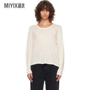 Loulou de Saison 女款灰白色 Ava LDS Longsleeve Jersey T 恤