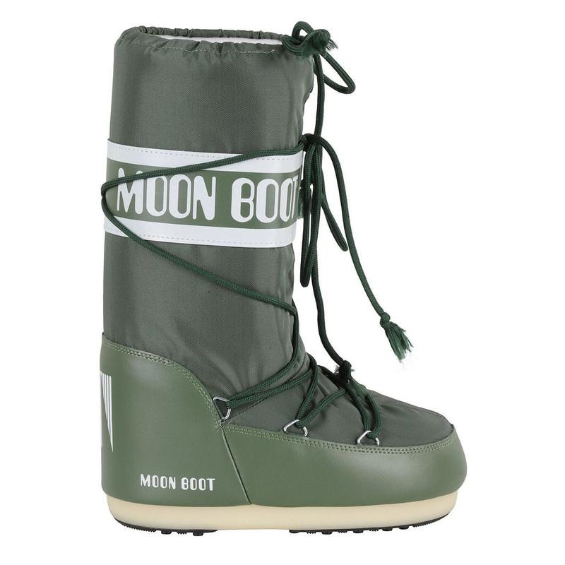 Moon Boot 女士 FW25 靴子 Icon Logo 印花繫帶靴