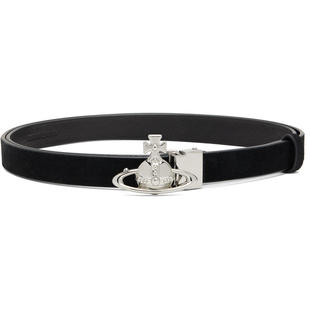 腰带 男士 黑色 Small Buckle Vivienne Orb Westwood