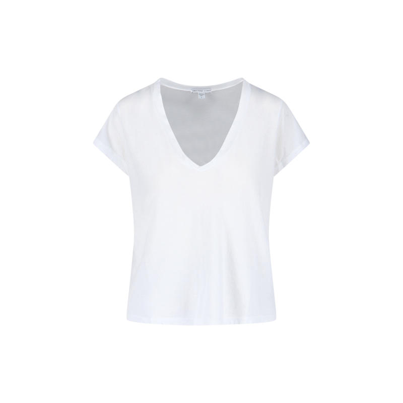 James Perse 女士 FW25 T恤 and Polos T恤白色T恤