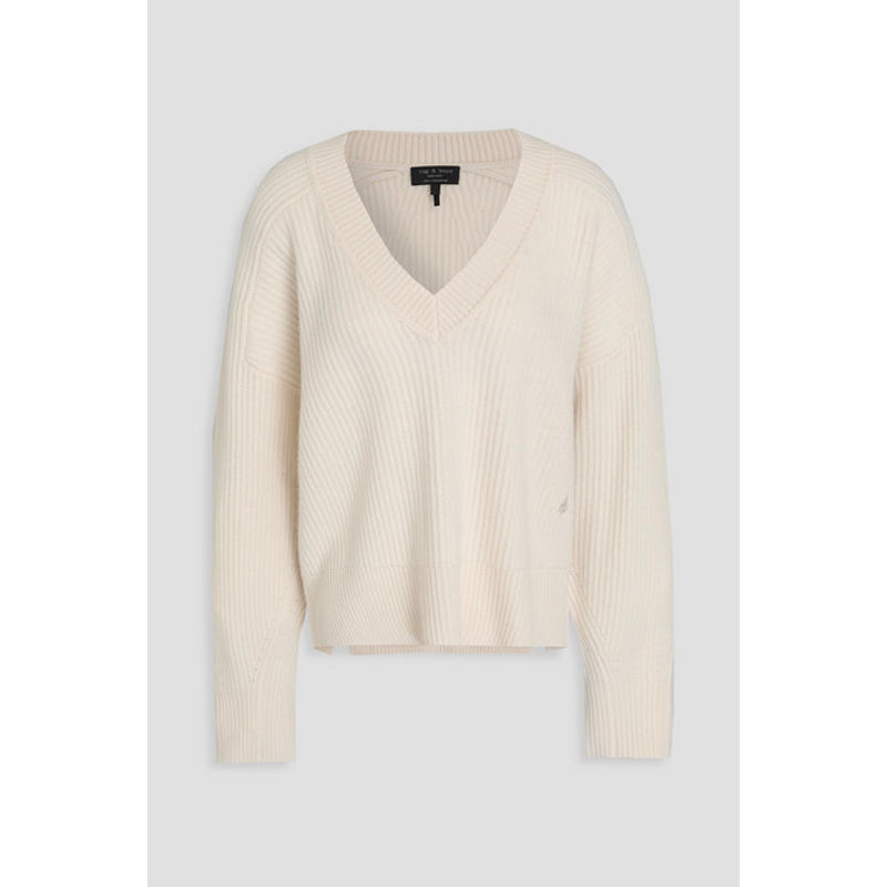 Rag  Bone 女士 毛衣 Pierce 罗纹羊绒毛衣