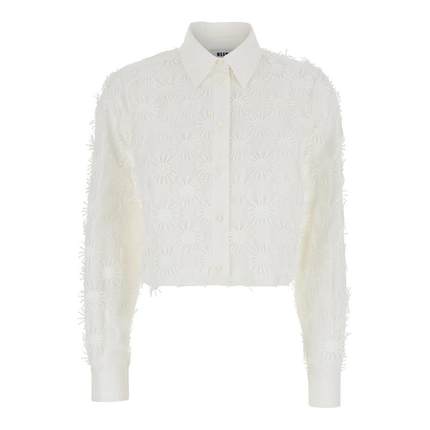 MSGM 女士 SS25 衬衫 长袖衬衫