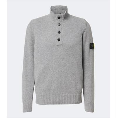 Stone Island 石头岛 男士 毛衣 Compass badge 羊毛混纺