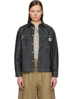 Carhartt WIP卡哈特 女士 夹克 灰色 Louis 牛仔夹克