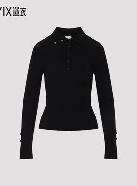 Courrèges 女款Courreges 经典款罗纹Polo衫 迷衣时尚