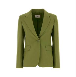 Weekend Max Mara 女士 FW26 西装外套 Lamine 绿色羊毛