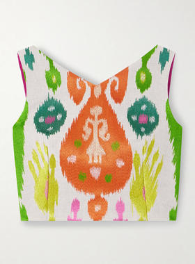 Marta Ferri 女士 上衣 Santorini 短款刺绣梭织上衣