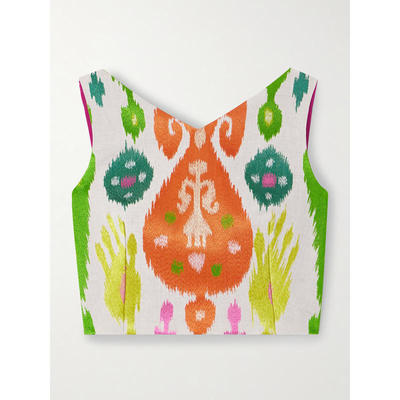 Marta Ferri 女士 上衣 Santorini 短款刺绣梭织上衣