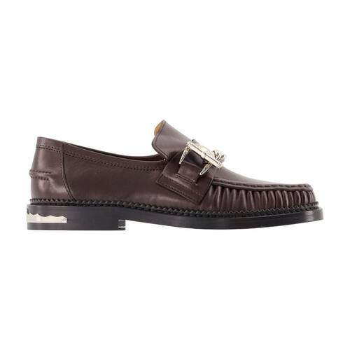 Toga 女士 FW26 鞋靴 AJ1510 皮质棕色乐福鞋