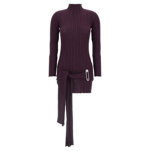 Giuseppe Di Morabito 女士 FW25 短款连衣裙 珠宝胸针迷你连衣裙