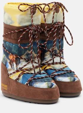 Moon Boot 女士 雪地靴 x Guest 高筒雪地靴(Residence Icon)