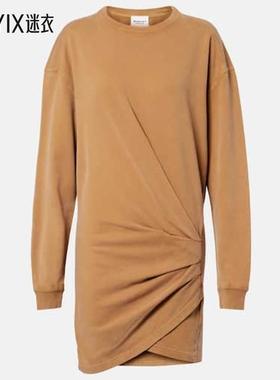 Isabel Marant Étoile 女款Pipper 褶皱棉质运动风连衣裙 迷衣时