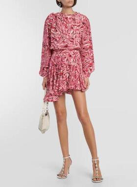isabel marant 伊莎贝尔·玛兰 女士 上衣 Tiphaine 印花真丝衫