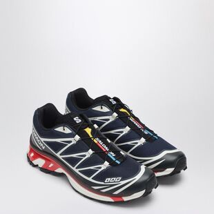 Salomon 萨洛蒙 男士 SS26 运动鞋 XT6 MARITIME BLUE/BLACK/RED