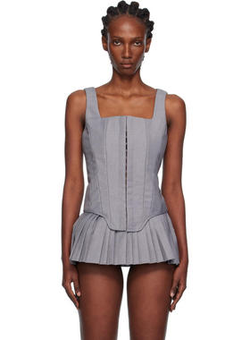 pushBUTTON 女士 背心 灰色胸衣