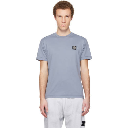 Stone Island 石头岛 男士 T恤 蓝色 2100027 60/2 Cotton Jersey