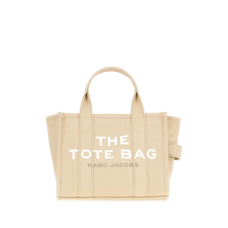 Marc Jacobs 女士 FW25 手提包 米色帆布小号可购物手袋