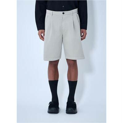 Massimo Osti Studio 男士 SS26 短裤 褶皱百慕大