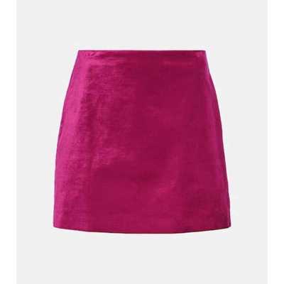 Veronica Beard 女士 迷你裙 Ohemia 天鹅绒迷你半身裙