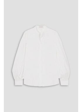 Altuzarra 女士 上衣 Patsy 细褶棉混纺府绸衬衫