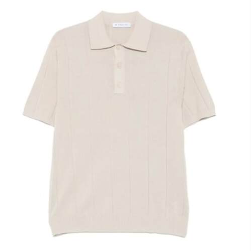 Manuel Ritz 男士 SS26 上衣 浅褐色棉质T恤衬衫