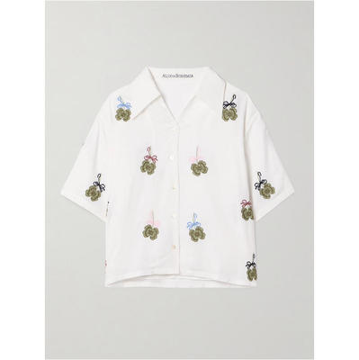 Alix Of Bohemia 女士 SS25 衬衫 Stevie TENCEL™-twill 刺绣