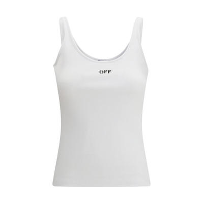 Off-White 女士 SS26 背心 Off Stamp 罗纹上衣