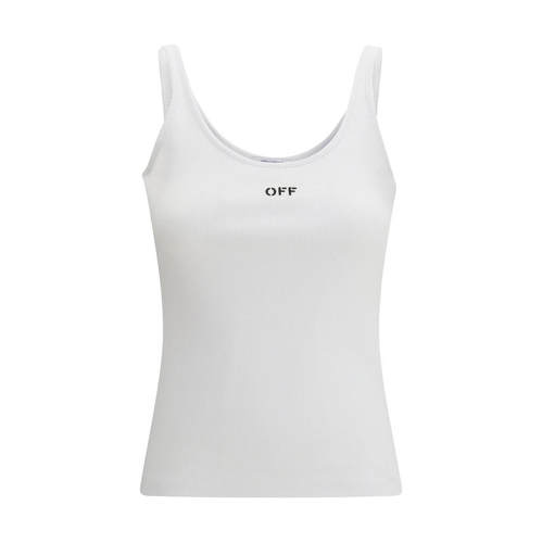 Off-White 女士 SS26 背心 Off Stamp 罗纹上衣