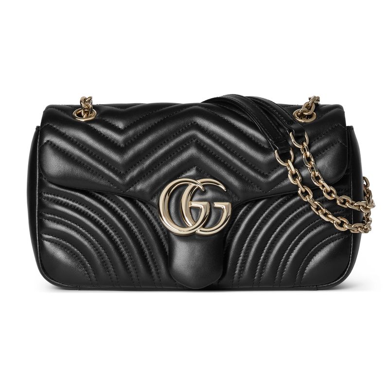 Gucci 女士 SS26 单肩包 GG Marmont系列中号肩背包
