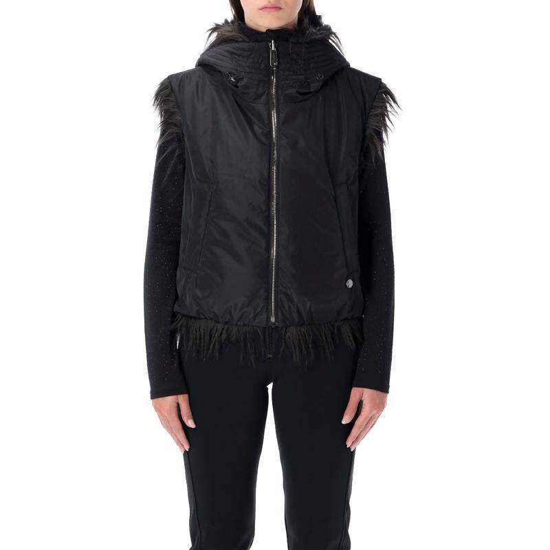 Goldbergh 女士 FW25 外套 Yara bodywarmer 可反穿人造皮草外套