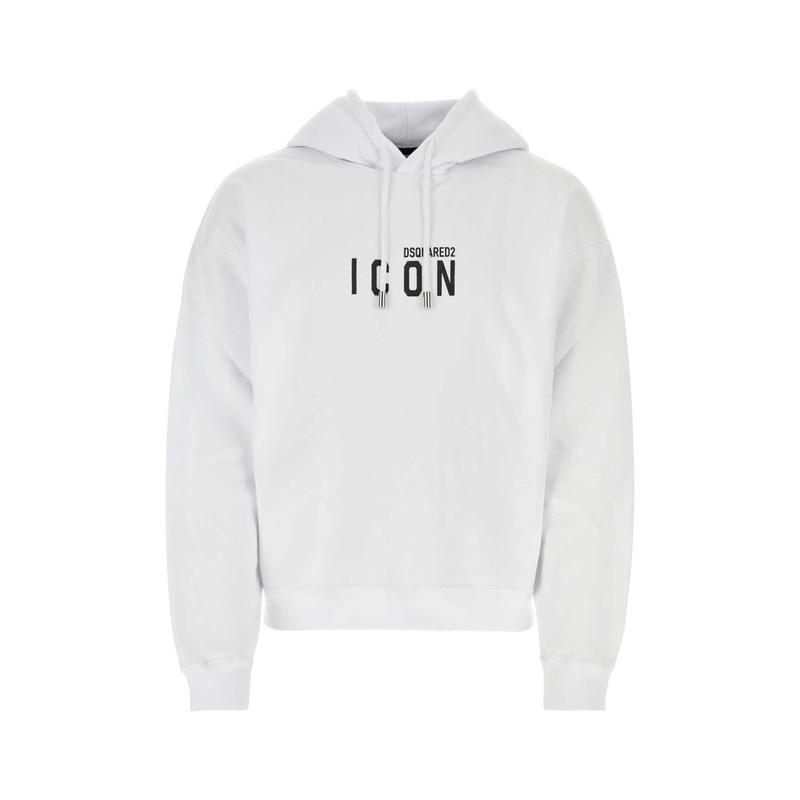 DSquared2 男士 FW24 卫衣 印花抽绳连帽卫衣