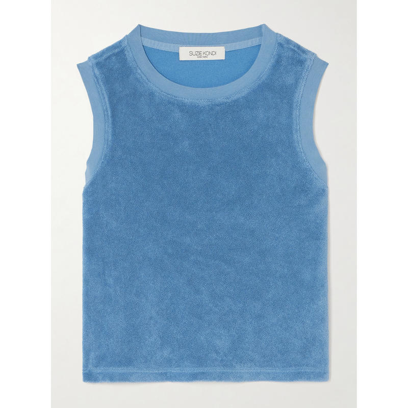 SUZIE KONDI 女士 春夏新品 背心 Mali 短款棉混纺厚绒布背心