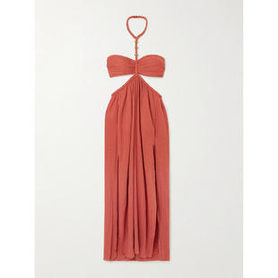 marant 中长连衣裙 伊莎贝尔·玛兰 SS25 镂空连衣裙 女士 isabel