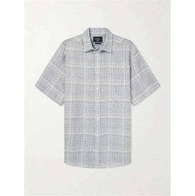 PORTUGUESE FLANNEL 男士 FW26 衬衫 Gem 格纹亚麻