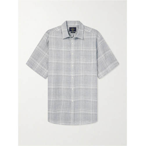 PORTUGUESE FLANNEL 男士 FW26 衬衫 Gem 格纹亚麻
