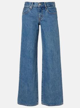 SLVRLAKE 女士 牛仔长裤 Lexi 低腰阔腿牛仔裤