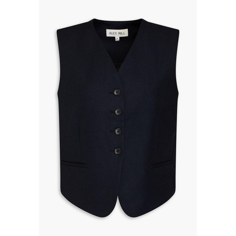 Alex Mill 女士 马甲 Soho 法兰绒背心
