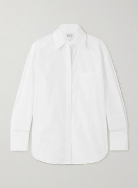 TWP Clothing 女士 FW25 衬衫 Joe 大号棉质府绸衬衫